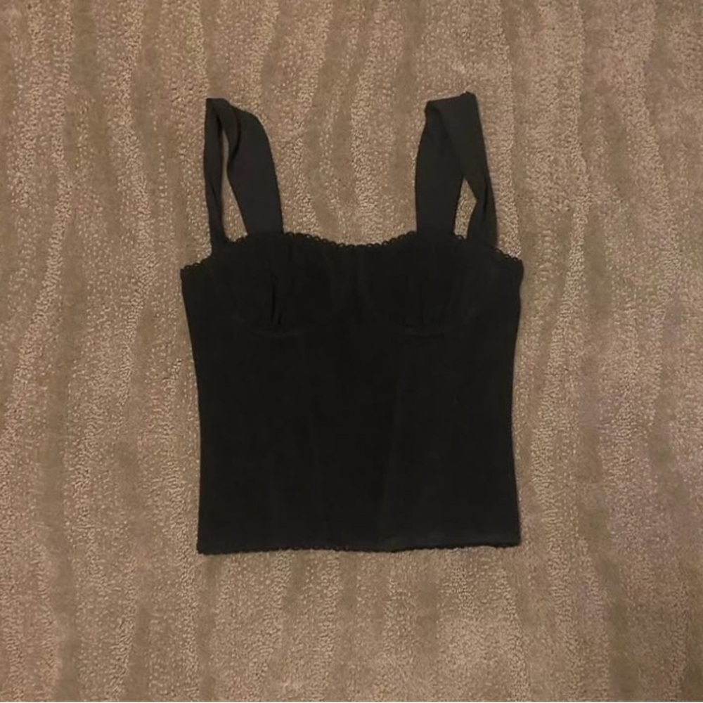 Edikted Black corset top